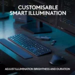 Logitech MX Keys S + MX Master 3S Combo - Performance Wireless Keyboard and Mouse with Palm Rest (Arabic)