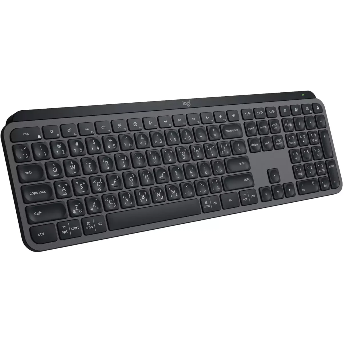 Logitech MX Keys S  – Wireless Illuminated Keyboard (Arabic)
