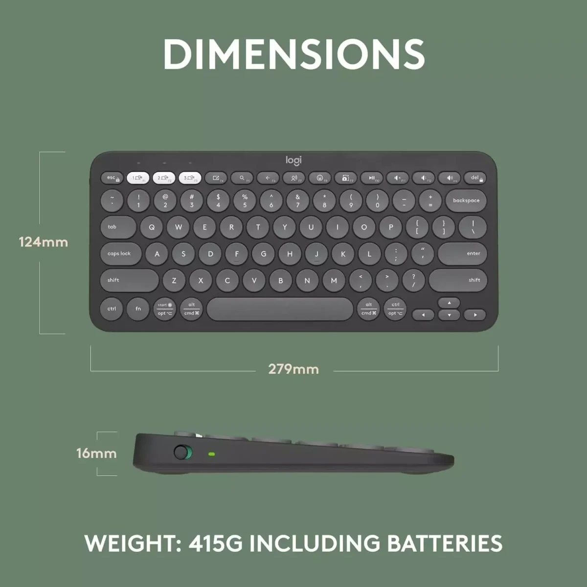 Logitech Pebble Keys 2 K380s