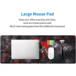 Japanese Sakura Samurai Gaming Mouse Pad - Extended Size 80 x 30 CM