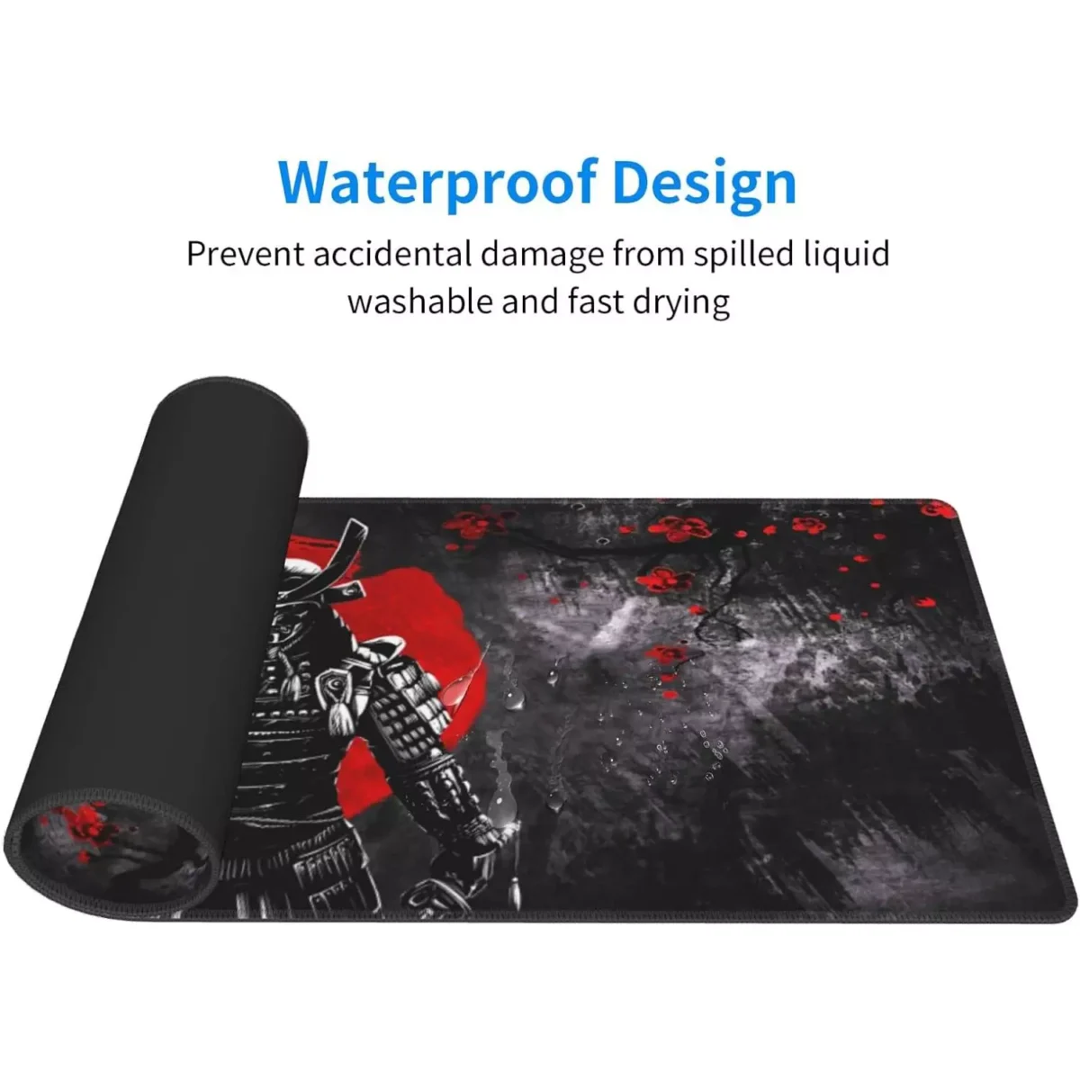 Japanese Sakura Samurai Gaming Mouse Pad - Extended Size 80 x 30 CM