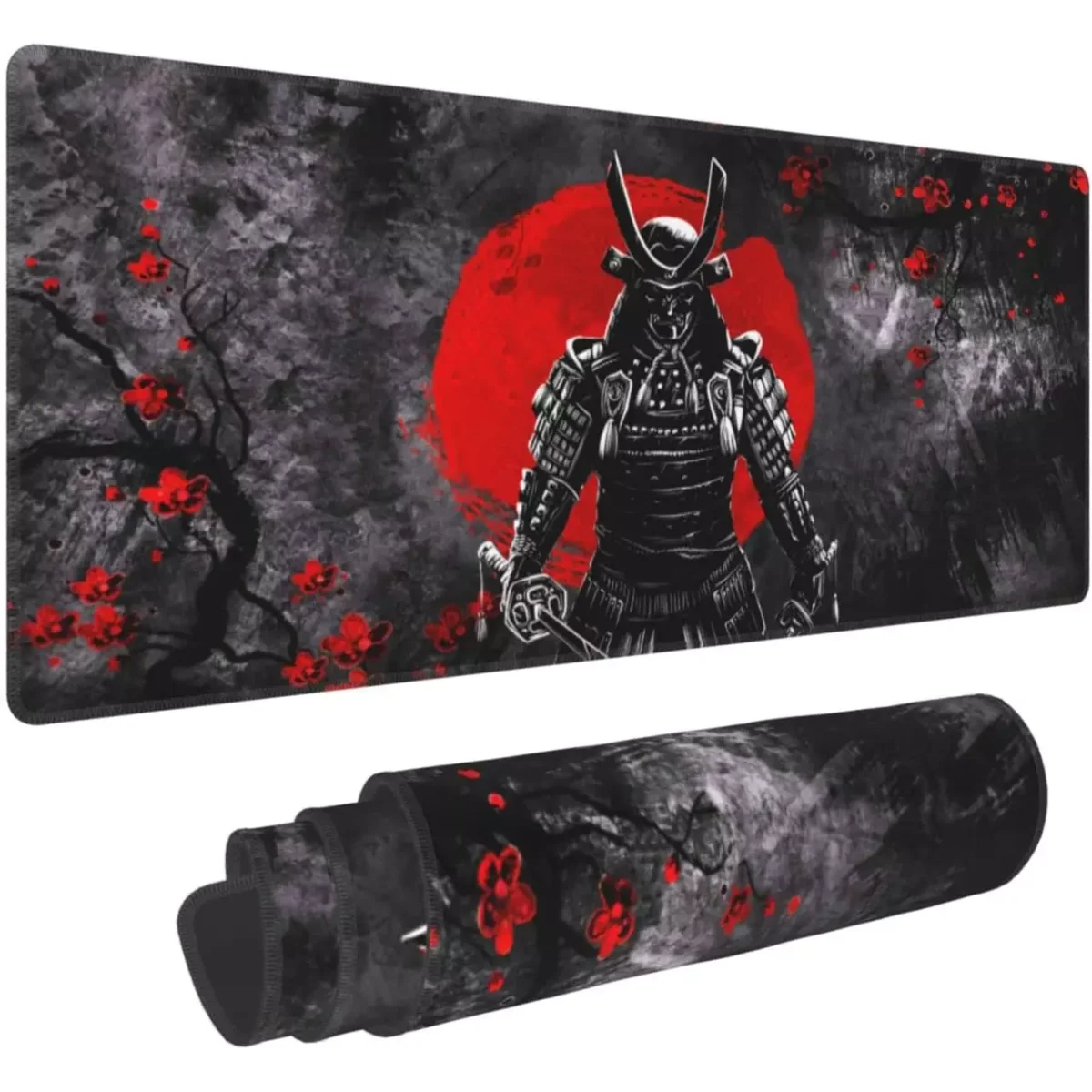 Japanese Sakura Samurai Gaming Mouse Pad - Extended Size 80 x 30 CM