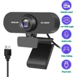 AUKEY 1080P Webcam Full HD 2.1 Mega Pixel With Dual Microphone, Auto focus, 30 FPS, Wide Angle 110