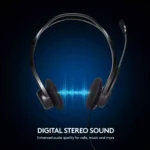 Logitech 960 USB Stereo Headset, Noise-Cancelling Microphone