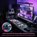 Pink blue Fluid Gaming Mouse Pad - Extended Size 80 x 30 CM