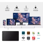 HUION Inspiroy H950P Graphic Drawing Tablet - 8x5 inch (Black)