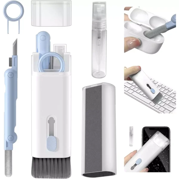 7 in 1 Electronic Cleaner Kit, Keyboard Cleaner Kit with Brush for Airpods Pro, Keyboard, Laptop, Phone, PC Monitor