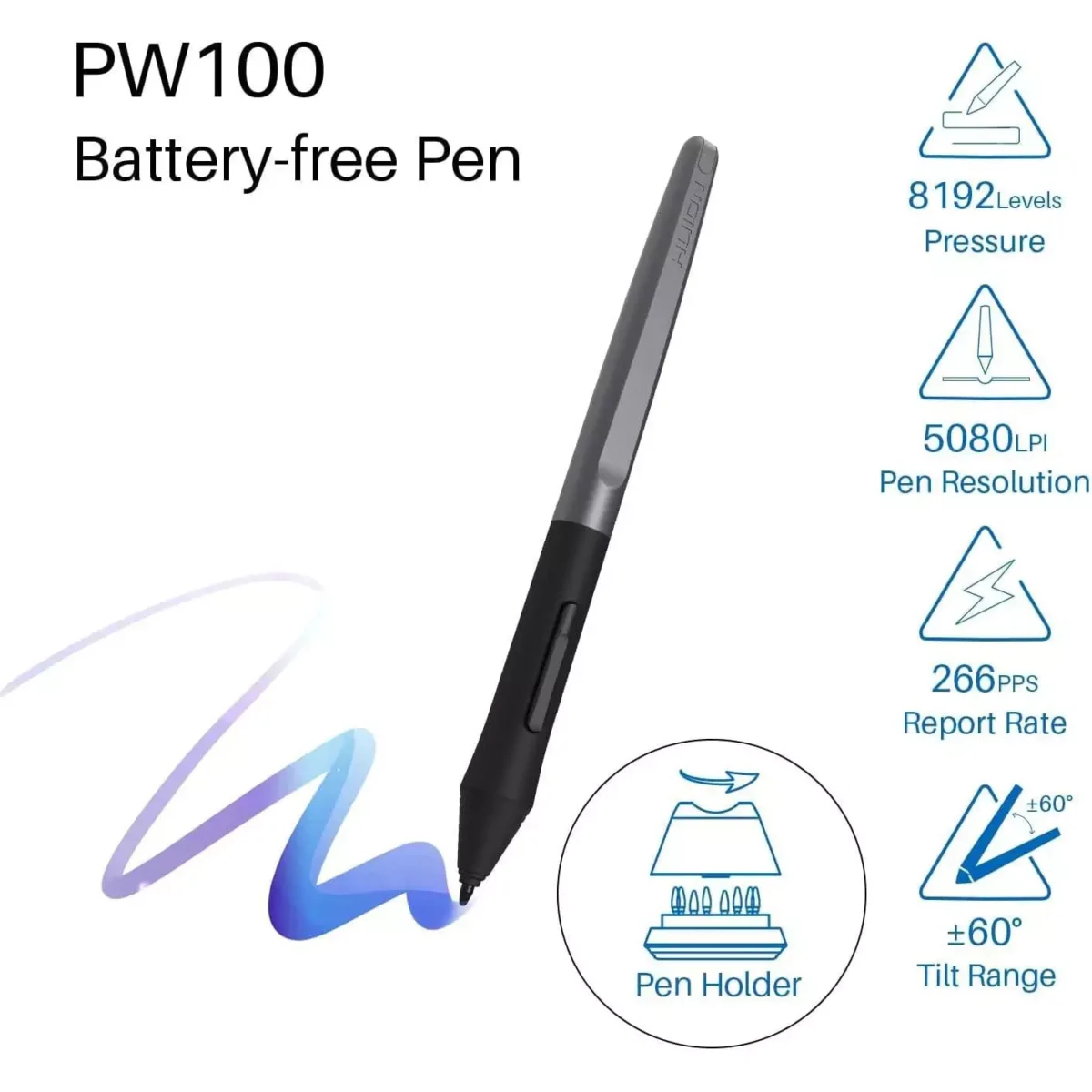 HUION Inspiroy H950P Graphic Drawing Tablet - 8x5 inch (Black)