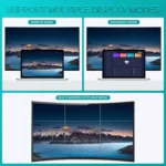 POSUGEAR DisplayPort Cable 2M, Supports Ultra 4K@60Hz Video and Audio, Display Port to Display Port Cable with Gold-Plated Connectors