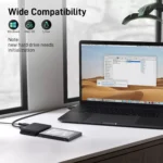 FIDECO SATAIDE to USB 3.0 Adapter, Hard Drive Adapter Cable Converter for Universal 2.53.5 Inch IDE HDD