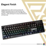 Gamdias HERMES P2A Optical RGB Gaming Keyboard - Blue Switch (Optical)