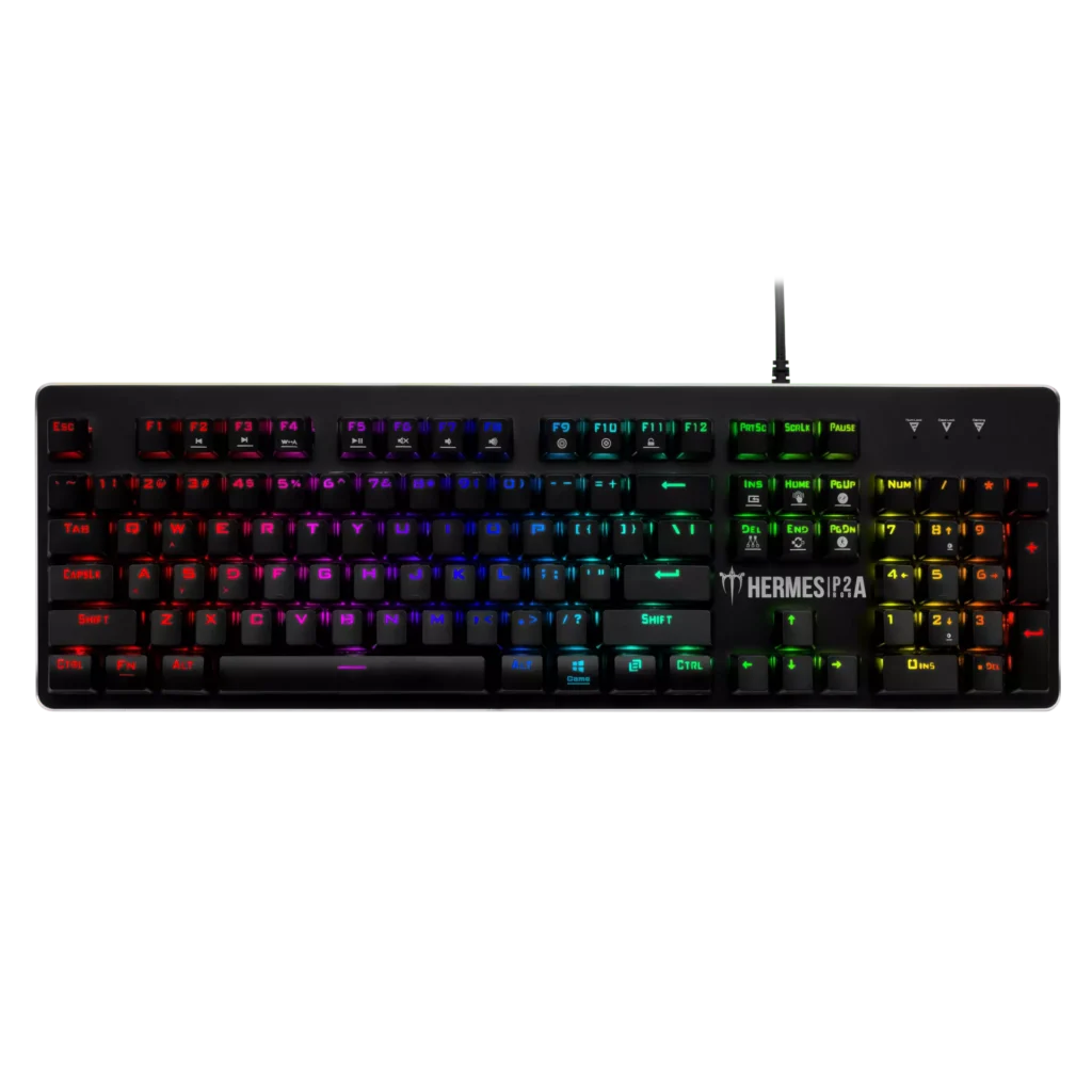 Gamdias HERMES P2A Optical RGB Gaming Keyboard - Blue Switch (Optical)