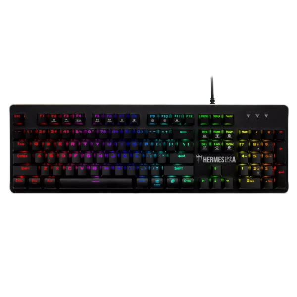 Gamdias HERMES P2A Optical RGB Gaming Keyboard - Blue Switch (Optical)