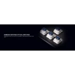 Gamdias HERMES P2A Optical RGB Gaming Keyboard - Blue Switch (Optical)