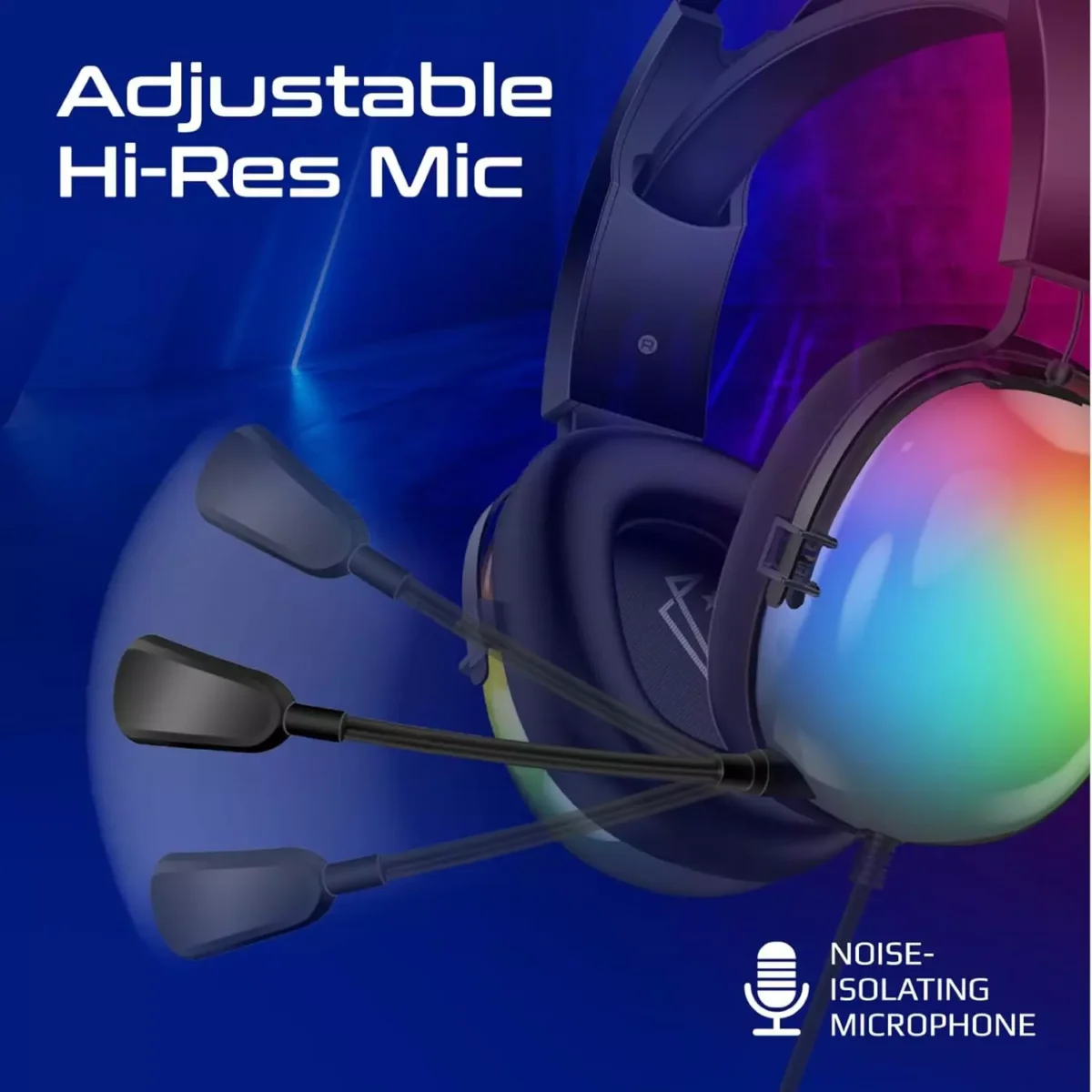 HP DHE-8005T RGB USB Gaming Headset - 7.1 Surround Sound