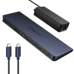 IVANKY 15 in 1 Triple Display Universal Docking Station USB C Laptop Docking Station with 100W Power Adapter Dual 4K Thunderbolt 34 Displaylink 2HDMI VGA