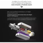 KZ ZS10 Pro 4BA+1DD 5 Driver in-Ear HiFi Metal Earphones with Stainless Steel Faceplate, 2 Pin Detachable Cable (with Mic, Black)