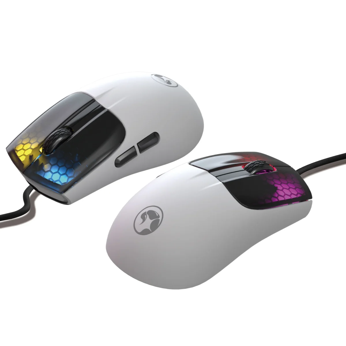 MARVO M727 RGB Gaming Mouse - Optical Sensor 12,400 - Superlight 47G - 1000Hz Polling rate