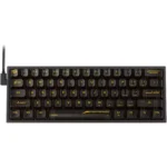 REDRAGON K617 SE Fizz RGB 60% Gaming Mechanical Keyboard - Red Switches (Black Transparent)