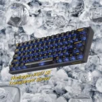 REDRAGON K617 SE Fizz RGB 60% Gaming Mechanical Keyboard - Red Switches (Black Transparent)