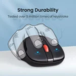 Redragon BM-2638 Wireless Mouse - 2,400 DPI (Black)