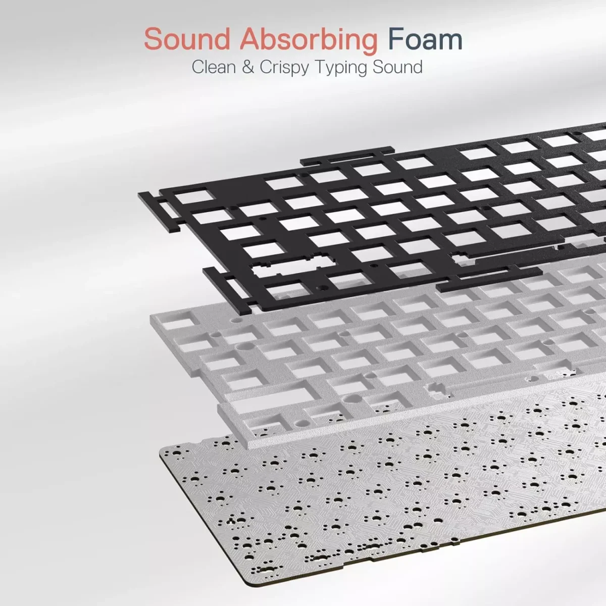 Redragon K668 RGB Mechanical Gaming Keyboard, Red Switch, Sound Absorbing Foams, Upgraded Hot-swappable Socket, 104 keys + Extra 4 Hotkeys