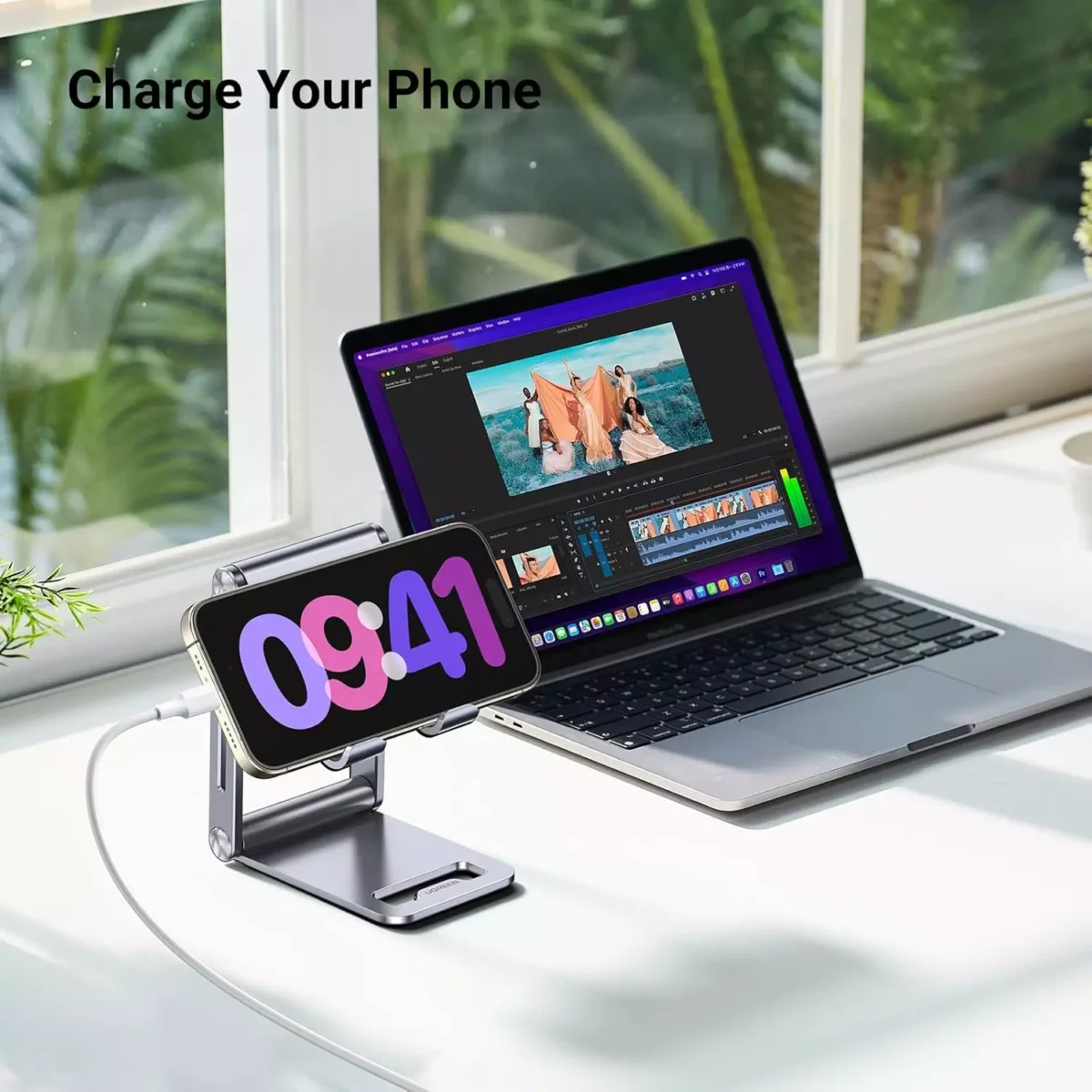 UGREEN Phone Stand Desk Foldable Holder Adjustable Portable Mobile