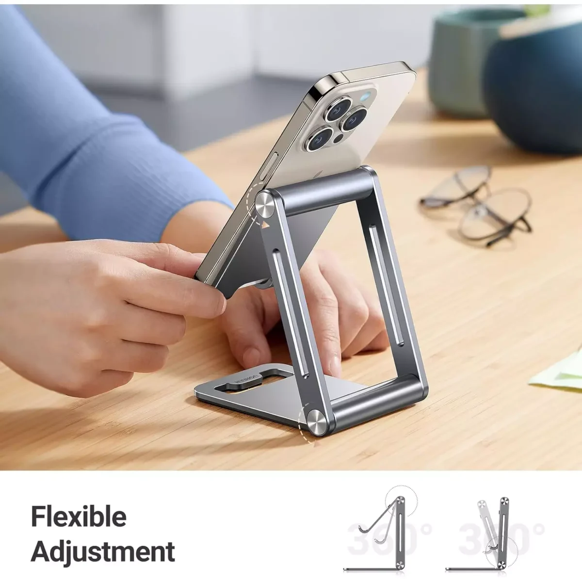 UGREEN Phone Stand Desk Foldable Holder Adjustable Portable Mobile