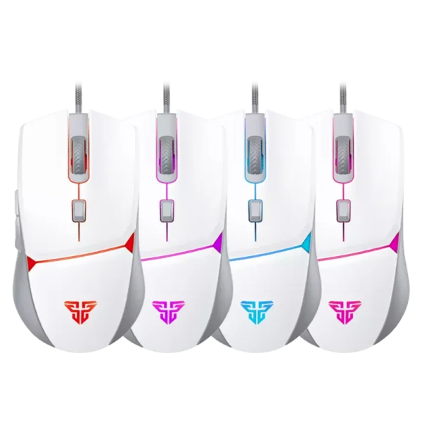 Fantech VX7 CRYPTO Gaming Mouse - 8,000 DPI - 6 Programmable Buttons (White)