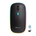Xtrike Me GW113 Wireless, Bluetooth Silent Mouse, Rechargeable LED Dual Mode