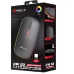 Xtrike Me GW113 Wireless, Bluetooth Silent Mouse, Rechargeable LED Dual Mode