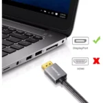 POSUGEAR DisplayPort Cable 2M, Supports Ultra 4K@60Hz Video and Audio, Display Port to Display Port Cable with Gold-Plated Connectors