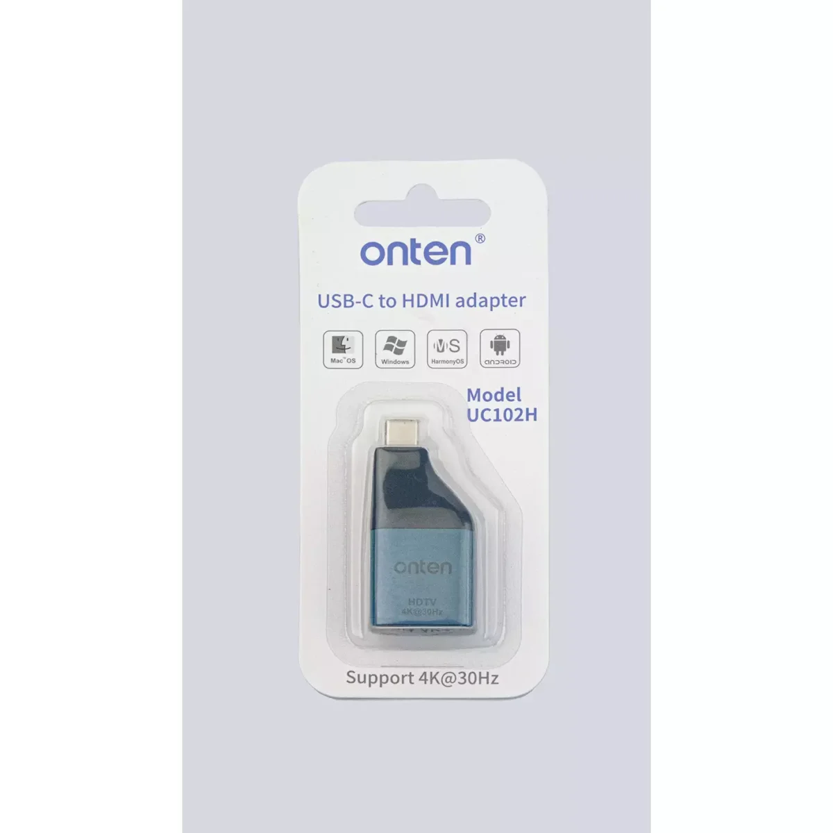 ONTEN UC102H USB-C to HDTV Adapter 4K@30Hz
