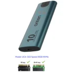 ONTEN UCA322 M.2 (NVMe M.2) SSD Enclosure (10Gbps)
