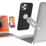 Laptop Phone Holder, Laptop or Desktop Monitor Side Mount Phone Holder