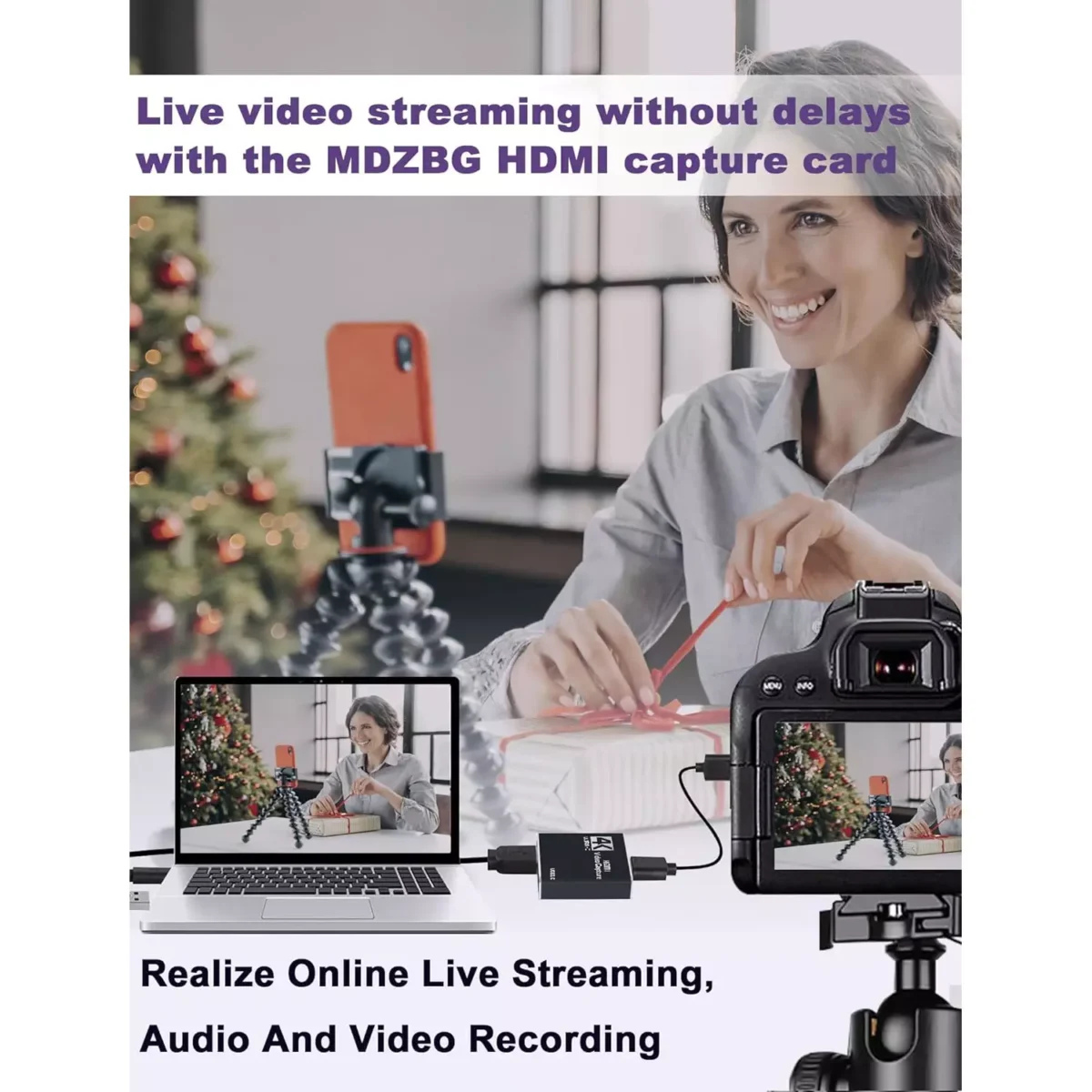 HDMI Capture Card 1060P @60HZ, 4K @30HZ