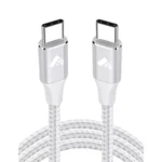 Aioneus USB C to USB C Cable 60W 2M, Type C to Type C Power Delivery Type C Fast Charge Cable USBC Cord for iPhone 15 Pro Max, MacBook Pro, iPad Pro, Dell XPS, Chromebook, Samsung S23 S22, Switch