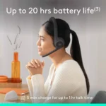 Logitech Zone 300 Wireless Bluetooth Headset with Noise-Canceling Microphone (Graphite)