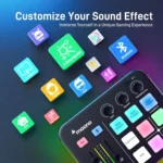 MAONO G1 NEO Gaming Audio Mixer Interface ,with Pro-preamp, RGB, Bluetooth, 48V Phantom Power