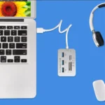 USB3.0 Card Reader and 3 Ports USB Hub, High Speed External Memory Card Reader (MS, Micro SD,SD/MMC,M2,TF Card)
