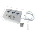 USB3.0 Card Reader and 3 Ports USB Hub, High Speed External Memory Card Reader (MS, Micro SD,SD/MMC,M2,TF Card)