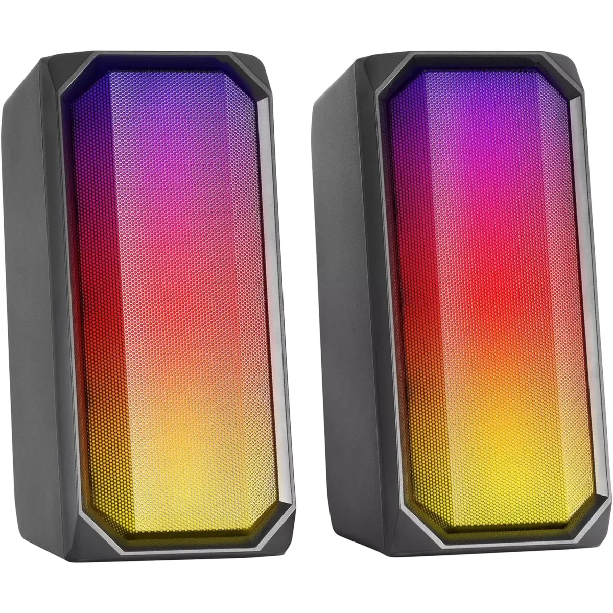 ACER OSK130 RGB Desktop Bluetooth Speakers - 2.0 Channel Stereo - USB Powered + 3.5mm Cable (6W)