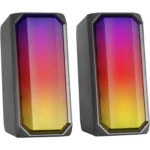 ACER OSK130 RGB Desktop Bluetooth Speakers - 2.0 Channel Stereo - USB Powered + 3.5mm Cable (6W)