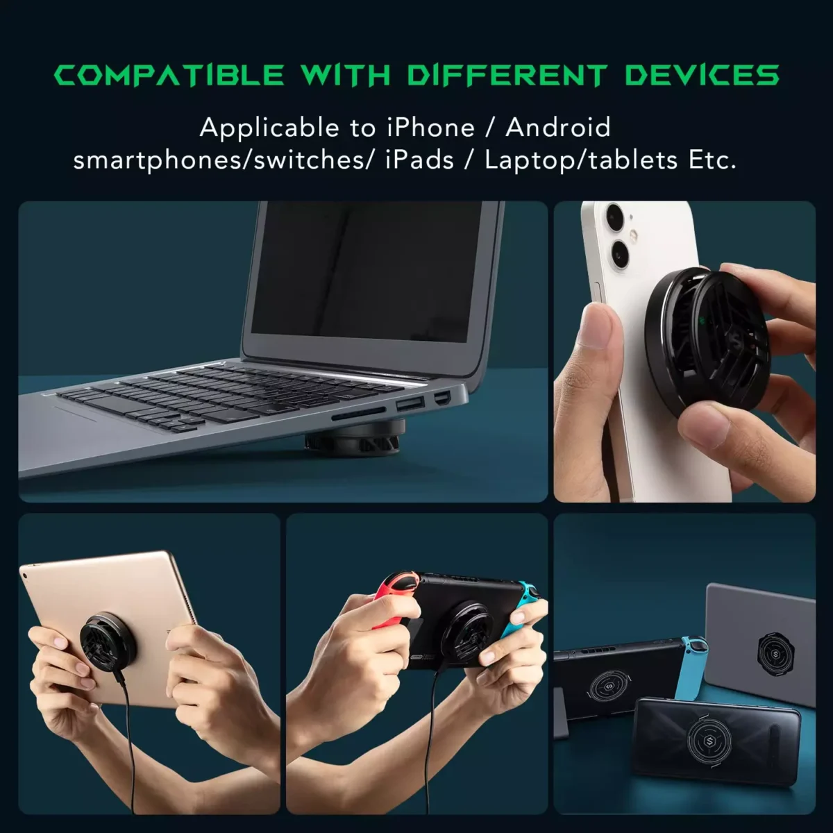 Black Shark Magnetic Phone Cooler Fan Portable Radiator for Smartphone