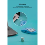 FD E680m Wireless 2.4G Mouse with Mouse Pad, Silent Clicks 1600 DPI