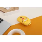 FD E680m Wireless 2.4G Mouse with Mouse Pad, Silent Clicks 1600 DPI (CORN CHICKEN)