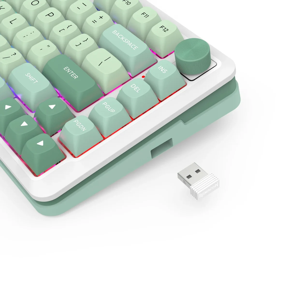 Redragon K681MG Cyrus Pro RGB Wireless 75% Gasket Hot-Swappable Mechanical Keyboard With Knob