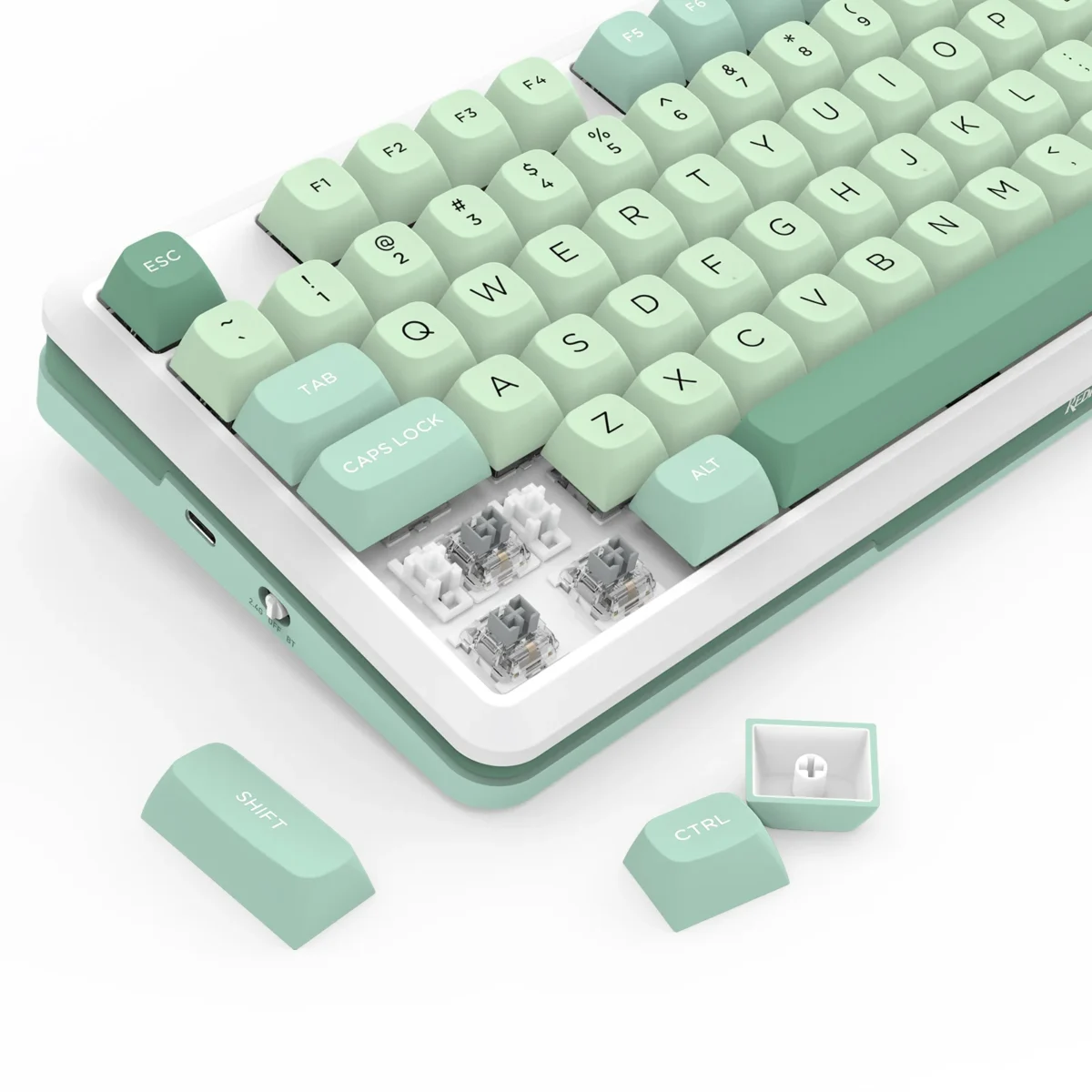 Redragon K681MG Cyrus Pro RGB Wireless 75% Gasket Hot-Swappable Mechanical Keyboard With Knob