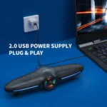 PHOINIKAS P3 RGB Gaming Soundbar - 3.5W, AUX 3.5MM + USB For Power