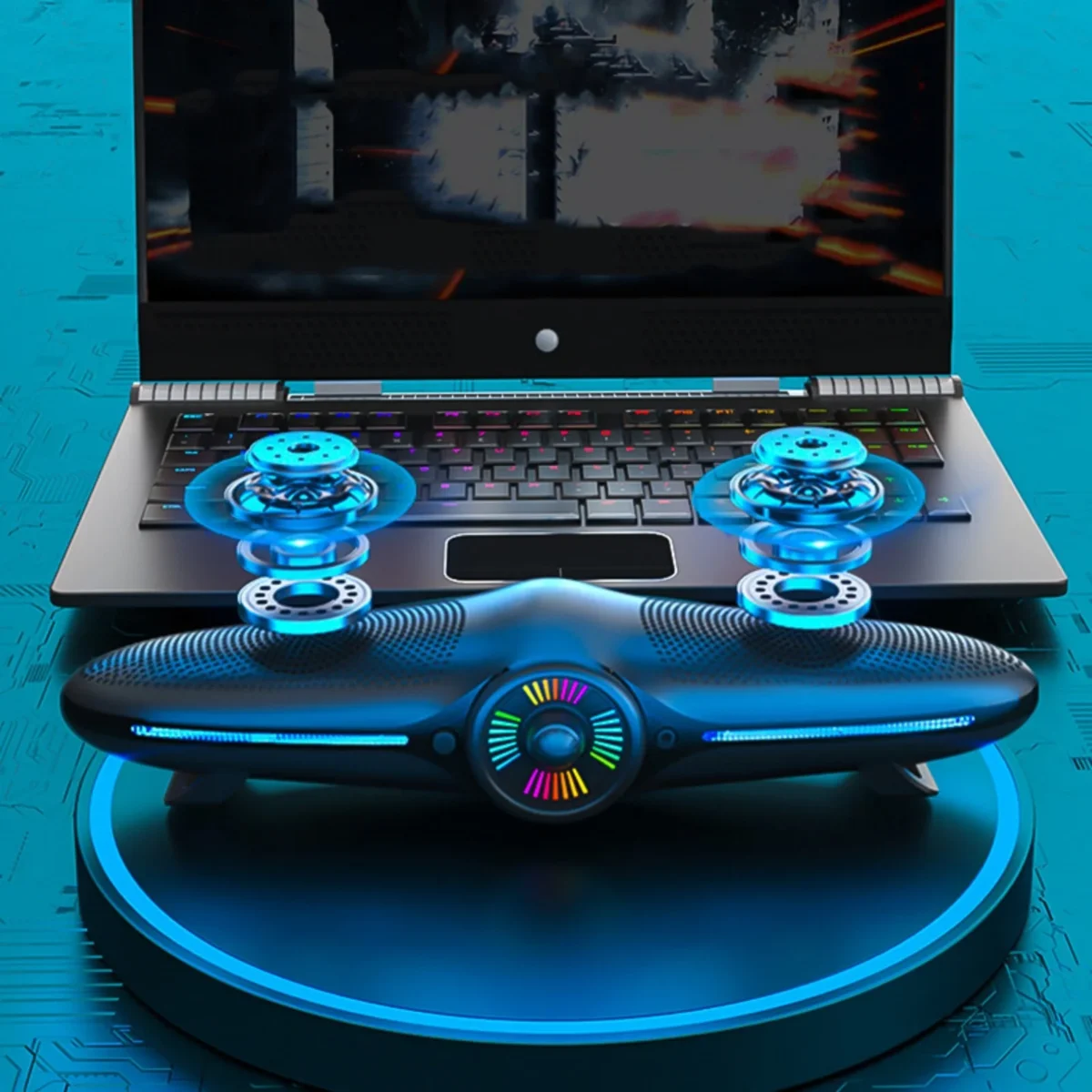 PHOINIKAS P3 RGB Gaming Soundbar - 3.5W, AUX 3.5MM + USB For Power